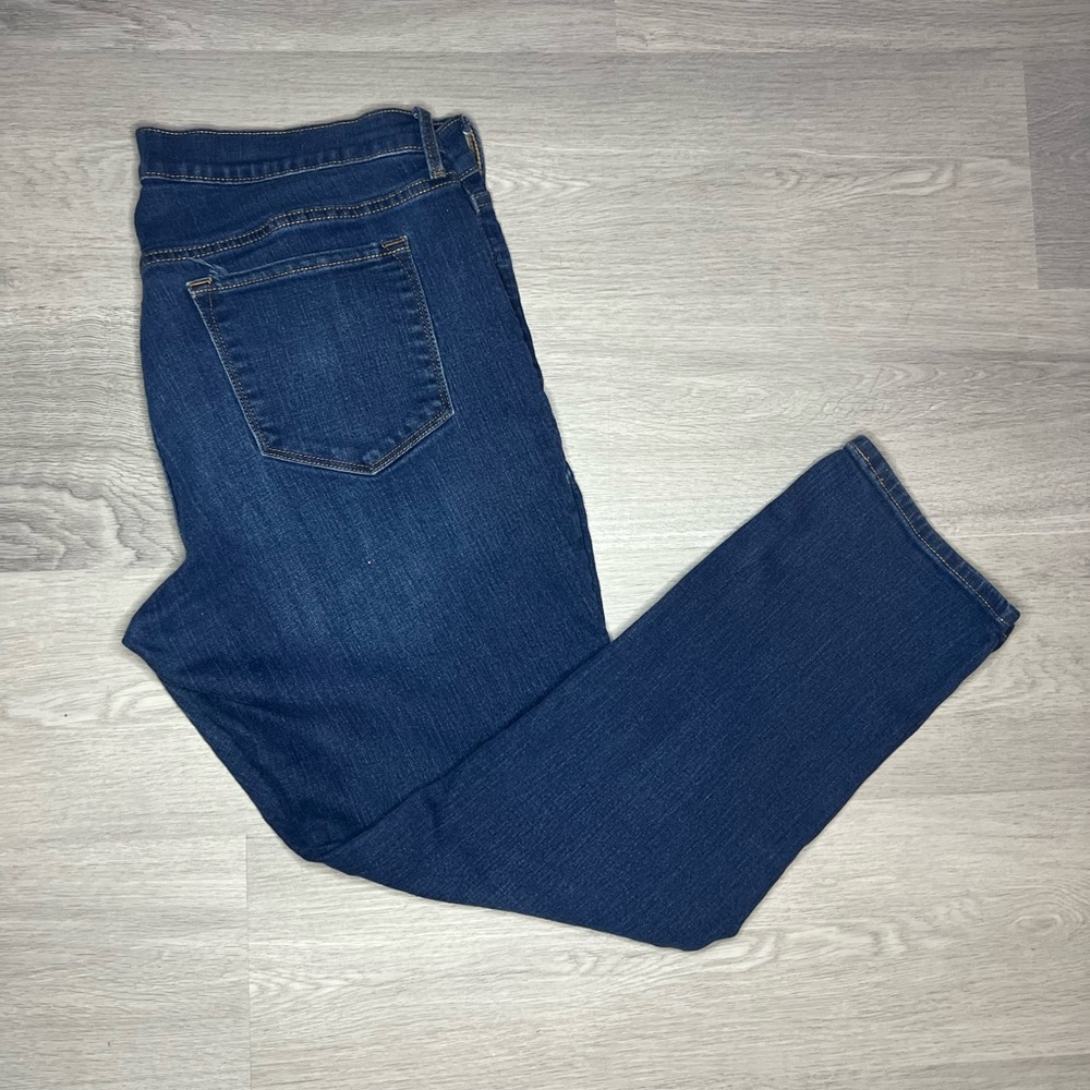 Classic Dark Blue Denim Jeans